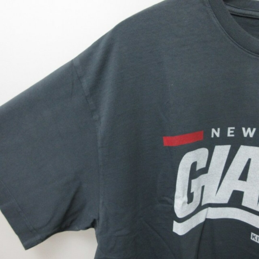 キス×NFL タグ付 GIANTS VINTAGE Tシャツ 半袖 グレー L メンズのトップス(Tシャツ/カットソー(半袖/袖なし))の商品写真