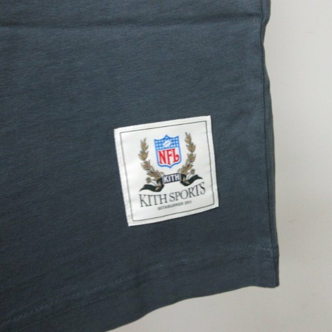 キス×NFL タグ付 GIANTS VINTAGE Tシャツ 半袖 グレー L メンズのトップス(Tシャツ/カットソー(半袖/袖なし))の商品写真