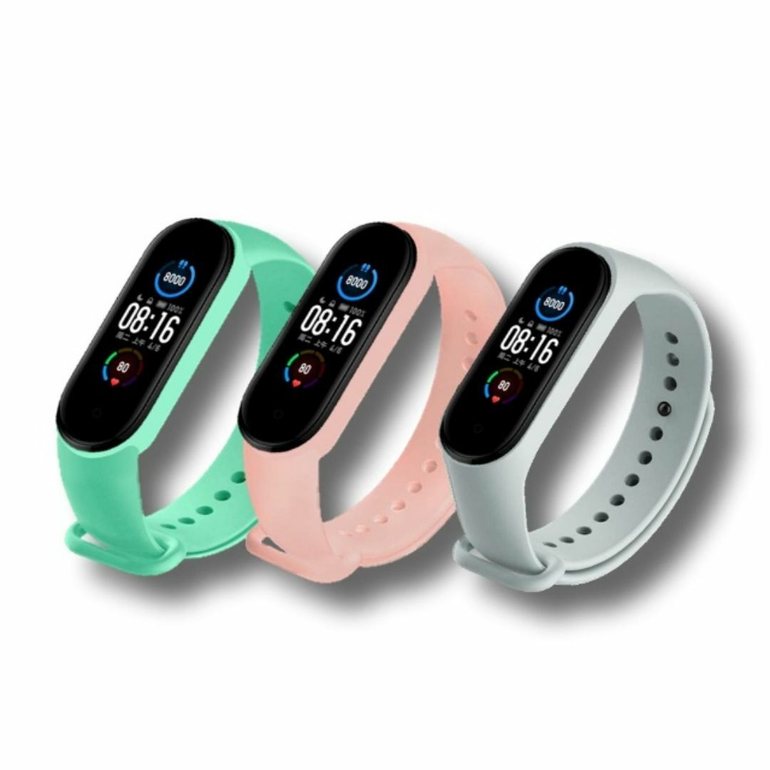 xiaomi mi smart band5/6/7 バンド 3色 セット 16 メンズの時計(ラバーベルト)の商品写真