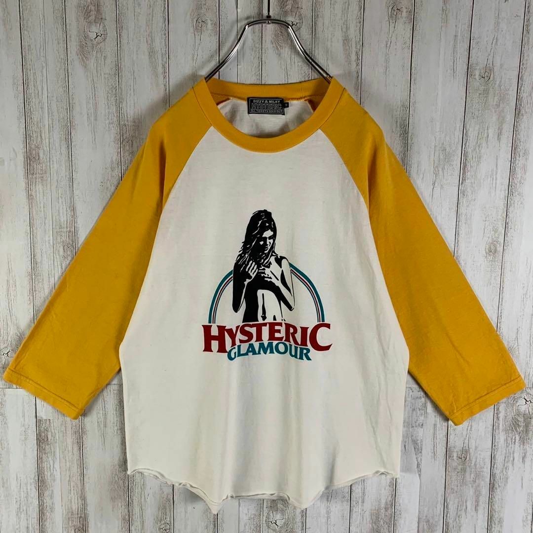 HYSTERIC GLAMOUR(ヒステリックグラマー)の【コムドットやまと着用】ヒステリックグラマー ヒスガール 七分袖 希少 Tシャツ メンズのトップス(Tシャツ/カットソー(七分/長袖))の商品写真