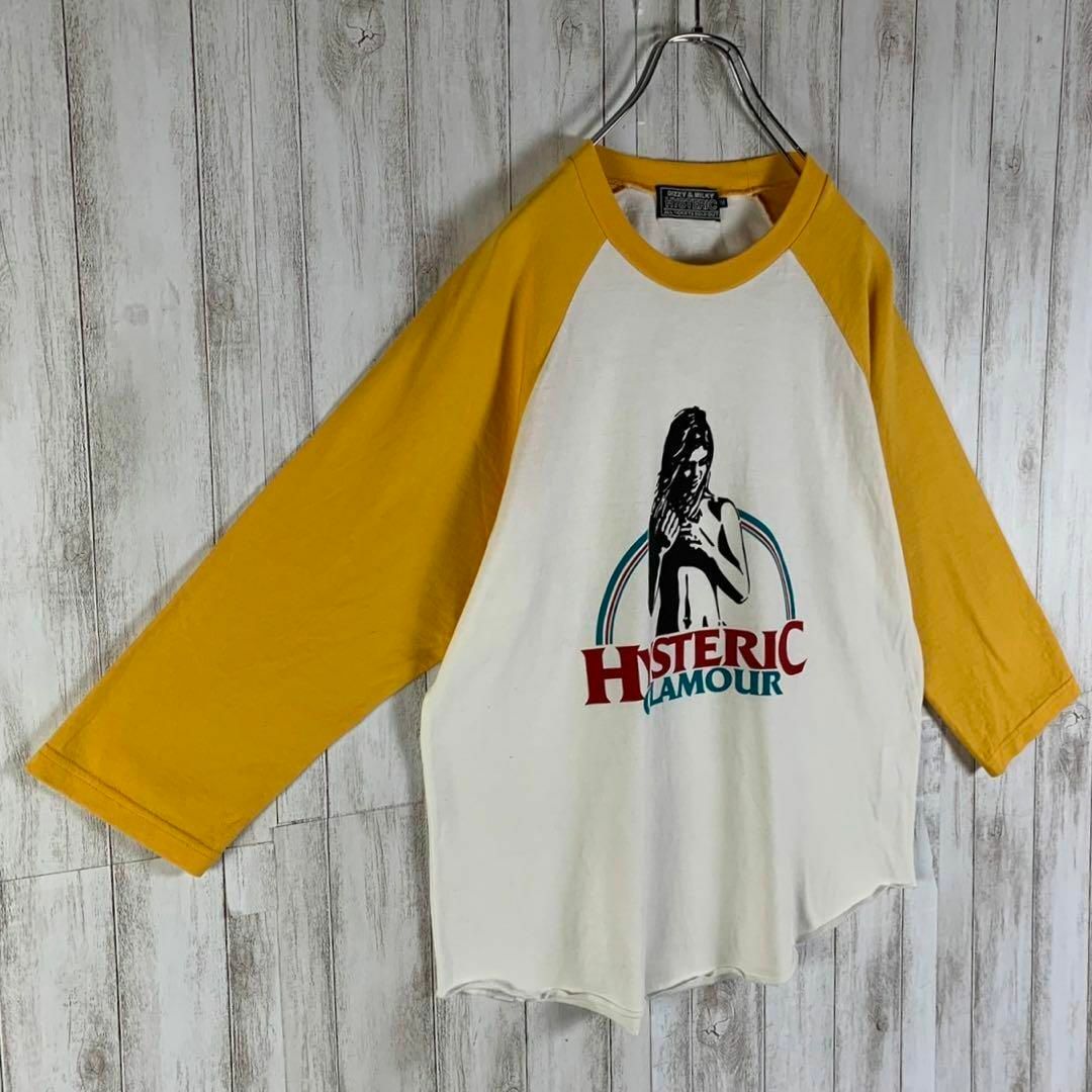 HYSTERIC GLAMOUR(ヒステリックグラマー)の【コムドットやまと着用】ヒステリックグラマー ヒスガール 七分袖 希少 Tシャツ メンズのトップス(Tシャツ/カットソー(七分/長袖))の商品写真