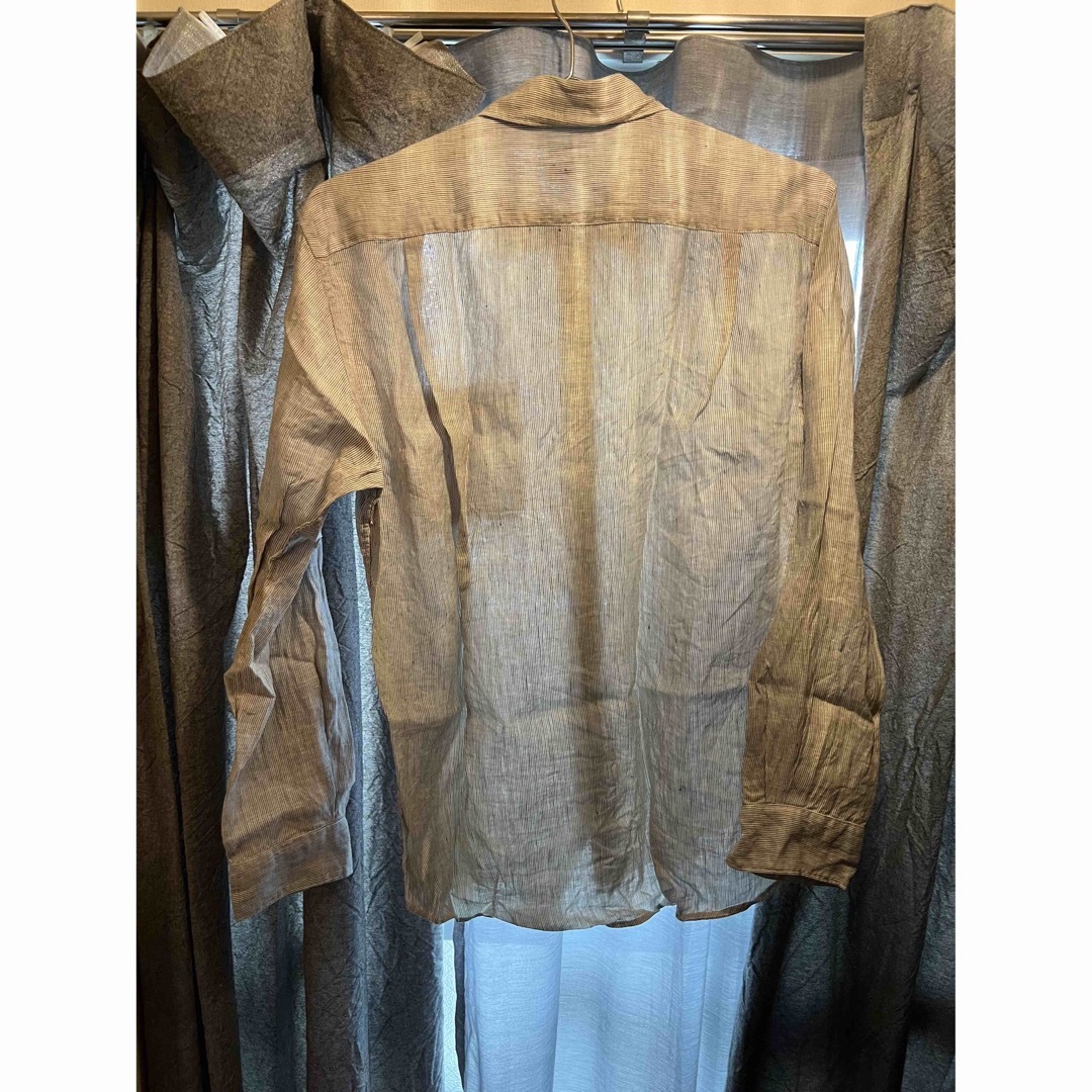 MUJI (無印良品)(ムジルシリョウヒン)の無印良品　未使用麻長袖シャツ メンズのトップス(シャツ)の商品写真