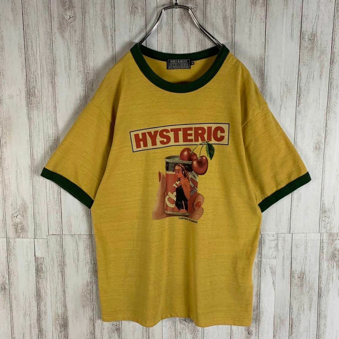 HYSTERIC GLAMOUR(ヒステリックグラマー)の【超絶人気モデル】ヒステリックグラマー ヒスガール 即完売 希少 リンガーシャツ メンズのトップス(Tシャツ/カットソー(半袖/袖なし))の商品写真