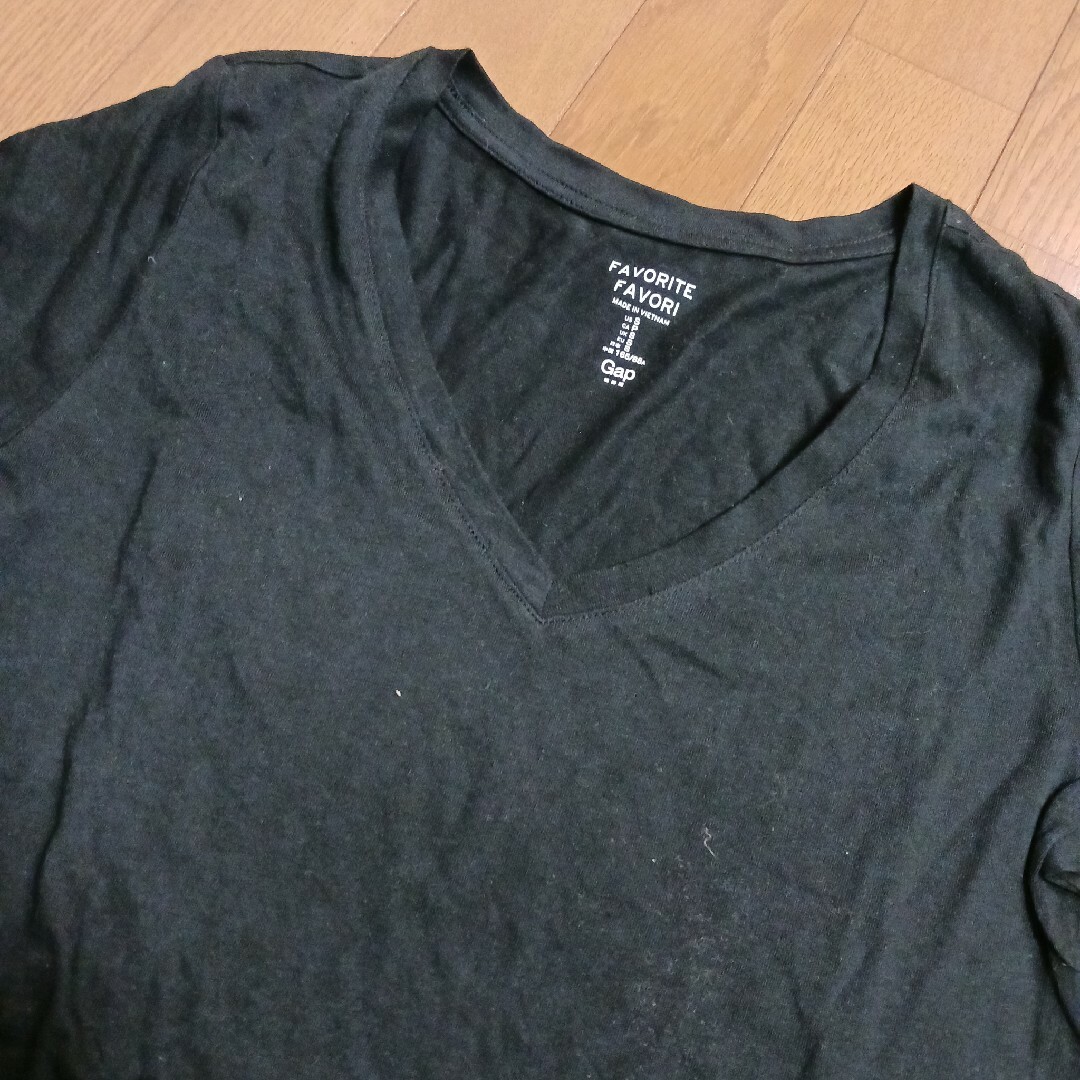 VネックTシャツ レディースのトップス(シャツ/ブラウス(長袖/七分))の商品写真