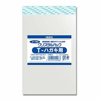 ヘイコー(Heiko) OPP袋 テープ付き クリスタルパック T-ハガキ用 6(ラッピング/包装)