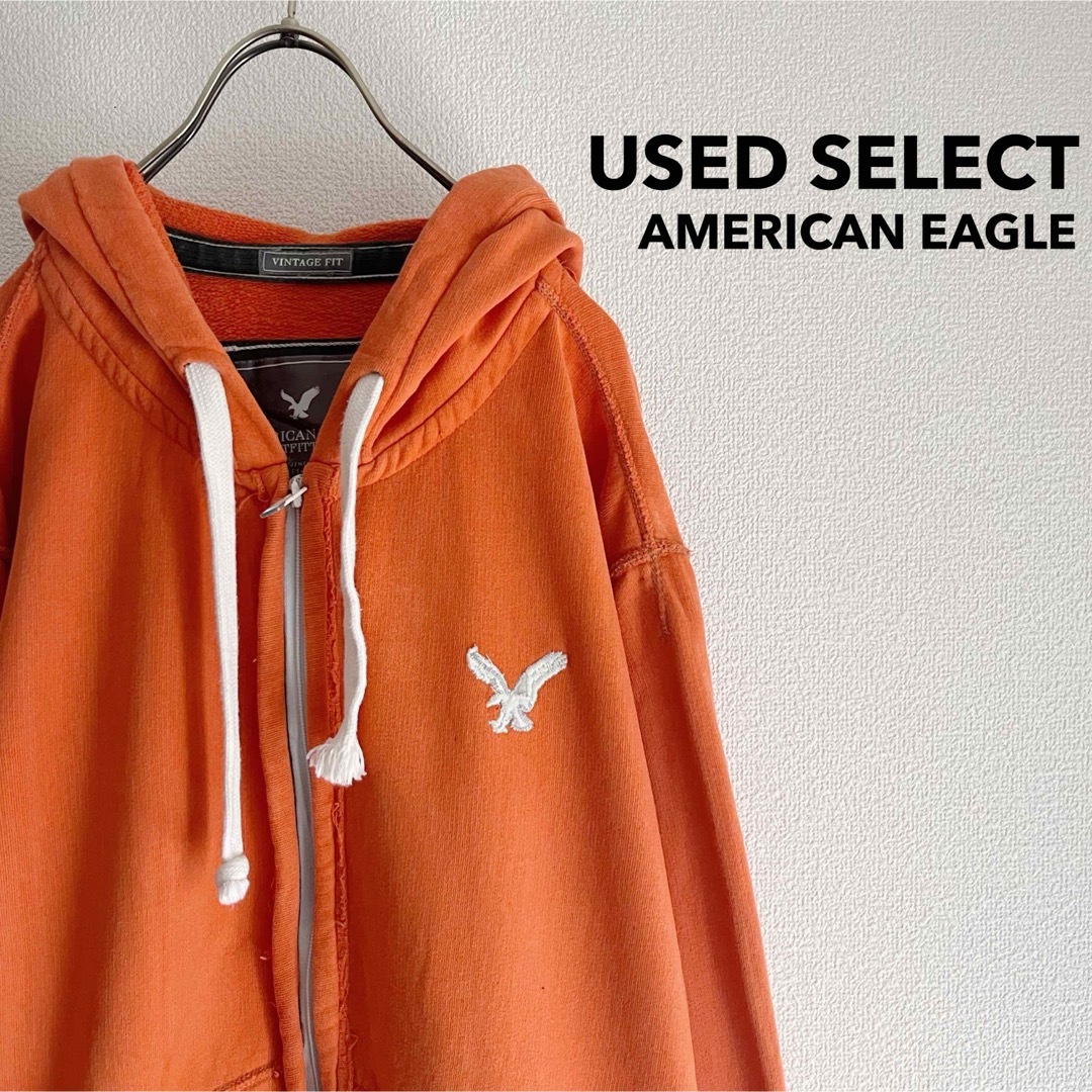 American Eagle(アメリカンイーグル)の古着 “AMERICAN EAGLE” Full Zip Hoodie パーカー メンズのトップス(パーカー)の商品写真