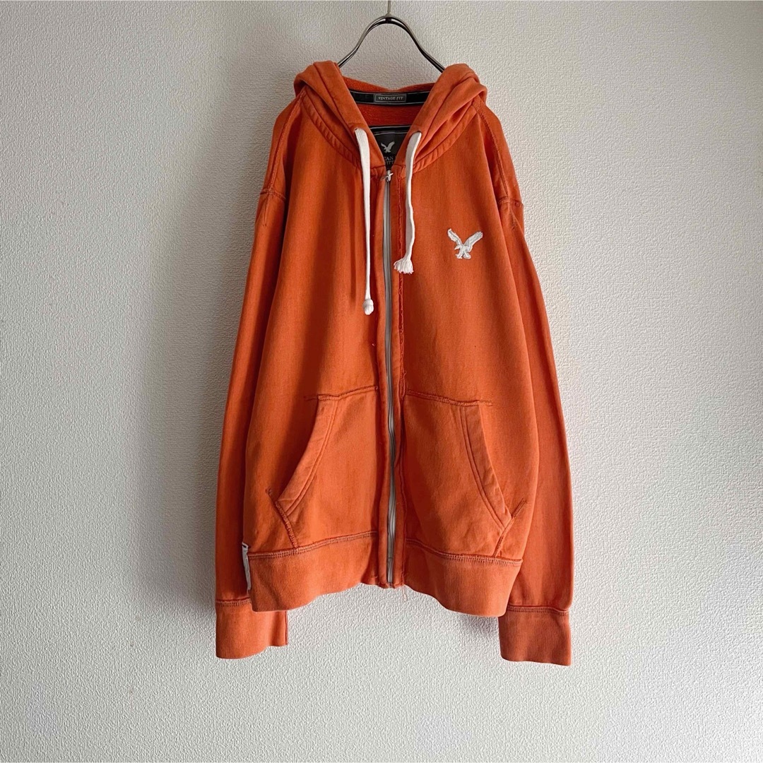 American Eagle(アメリカンイーグル)の古着 “AMERICAN EAGLE” Full Zip Hoodie パーカー メンズのトップス(パーカー)の商品写真