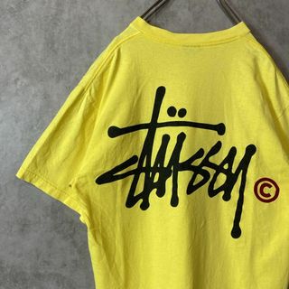 ステューシー(STUSSY)の【メキシコ製、ショーンフォントロゴ】stussyバックプリントTシャツ古着M(Tシャツ/カットソー(半袖/袖なし))