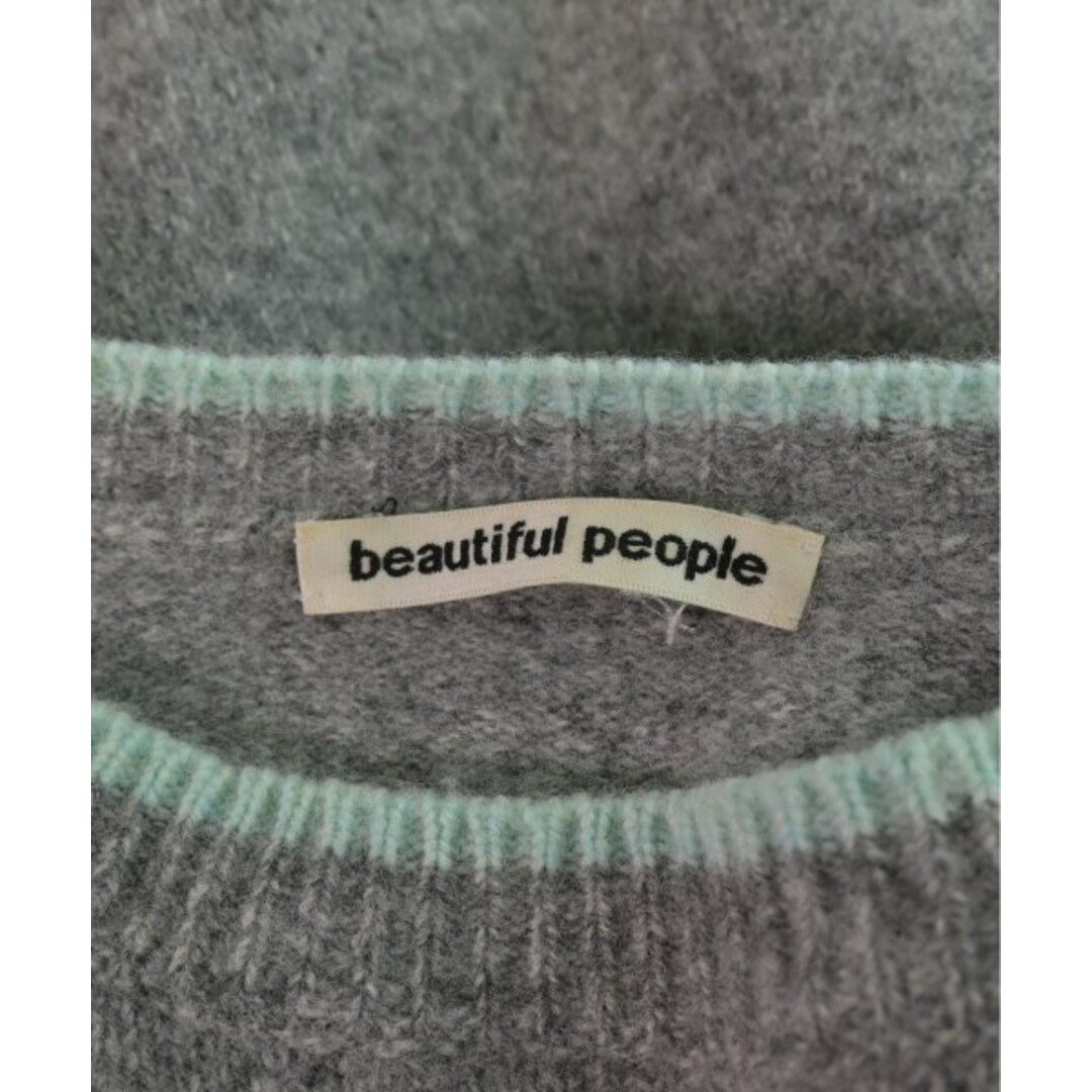 beautiful people(ビューティフルピープル)のbeautiful people ニット・セーター 160(L位) グレー 【古着】【中古】 レディースのトップス(ニット/セーター)の商品写真