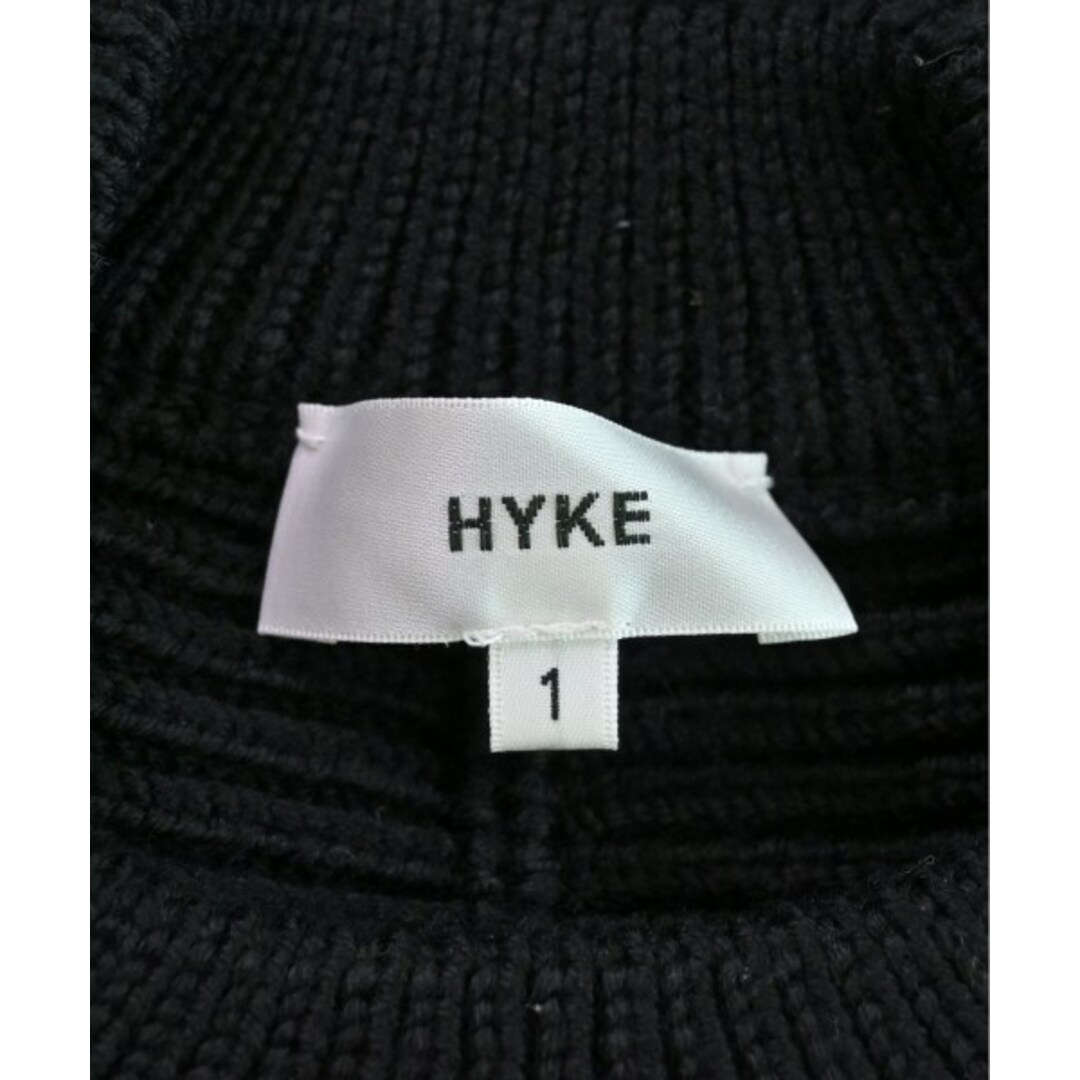 HYKE(ハイク)のHYKE ハイク ニット・セーター 1(S位) 黒 【古着】【中古】 レディースのトップス(ニット/セーター)の商品写真