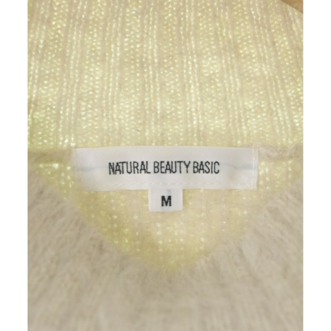 NATURAL BEAUTY BASIC(ナチュラルビューティーベーシック)のNATURAL BEAUTY BASIC ニット・セーター M ベージュ系 【古着】【中古】 レディースのトップス(ニット/セーター)の商品写真