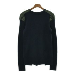 サカイ(sacai)のsacai サカイ ニット・セーター 4(M位) 紺 【古着】【中古】(ニット/セーター)