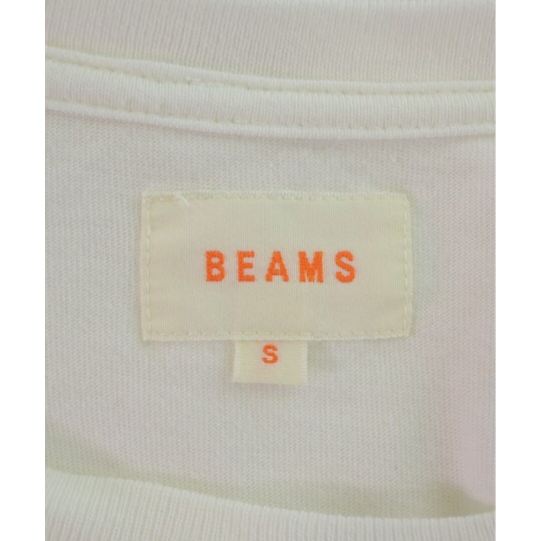 BEAMS(ビームス)のBEAMS ビームス Tシャツ・カットソー S 白 【古着】【中古】 レディースのトップス(カットソー(半袖/袖なし))の商品写真