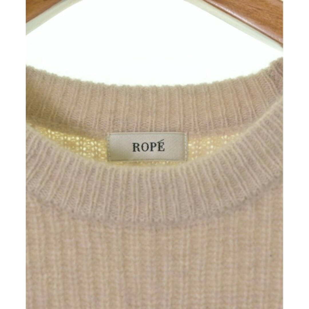 ROPE ロペ ニット・セーター 38(M位) ベージュ 【古着】【中古】 レディースのトップス(ニット/セーター)の商品写真