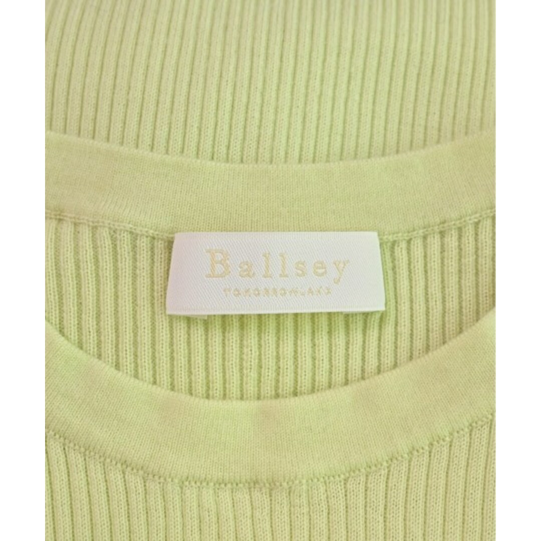 Ballsey(ボールジィ)のBallsey ボールジー ニット・セーター S 黄緑 【古着】【中古】 レディースのトップス(ニット/セーター)の商品写真