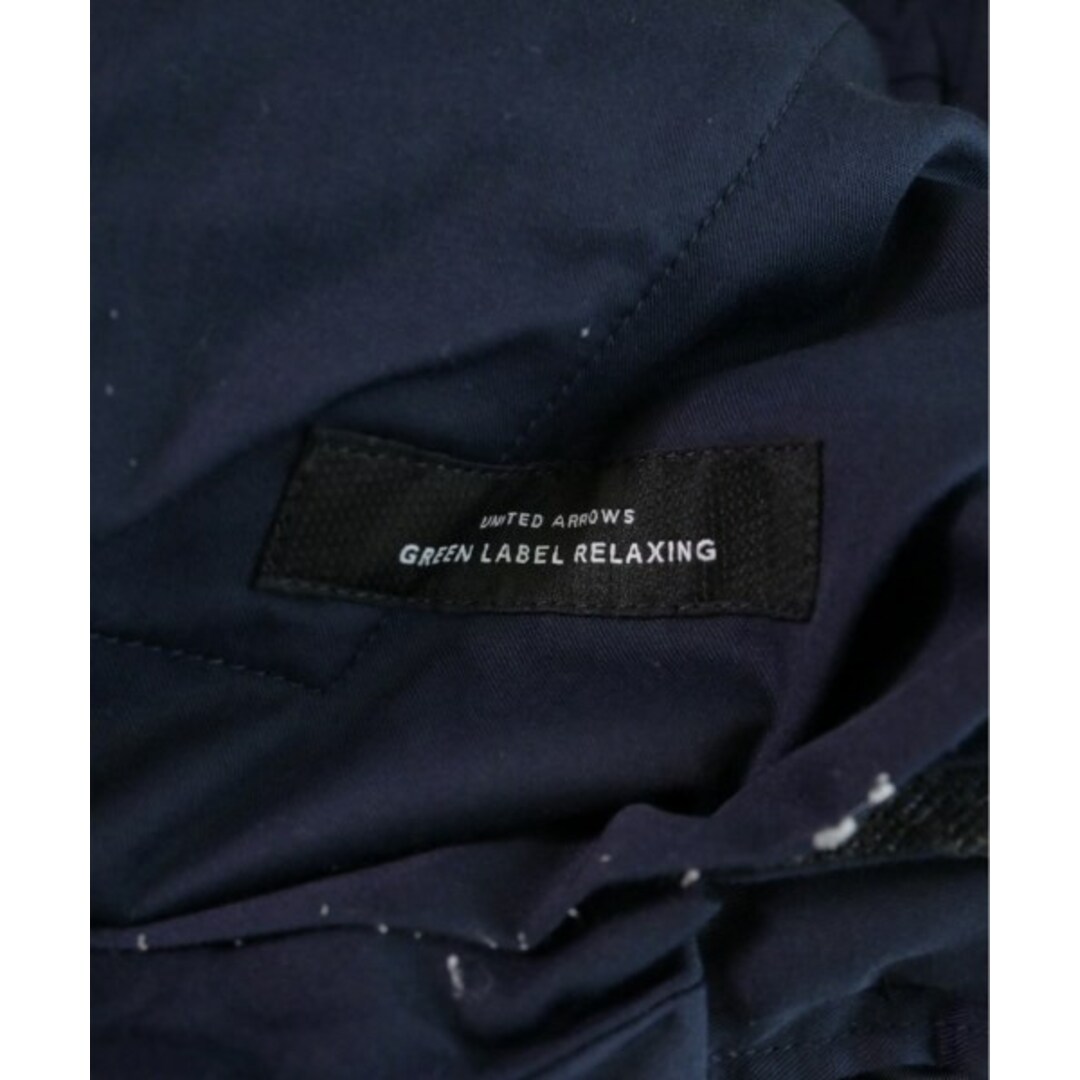 green label relaxing スラックス S 紺系(チェック) 【古着】【中古】 メンズのパンツ(スラックス)の商品写真