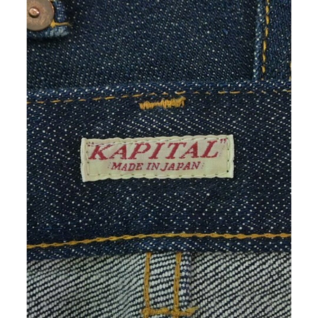 KAPITAL(キャピタル)のKAPITAL キャピタル デニムパンツ S インディゴ(デニム) 【古着】【中古】 メンズのパンツ(デニム/ジーンズ)の商品写真