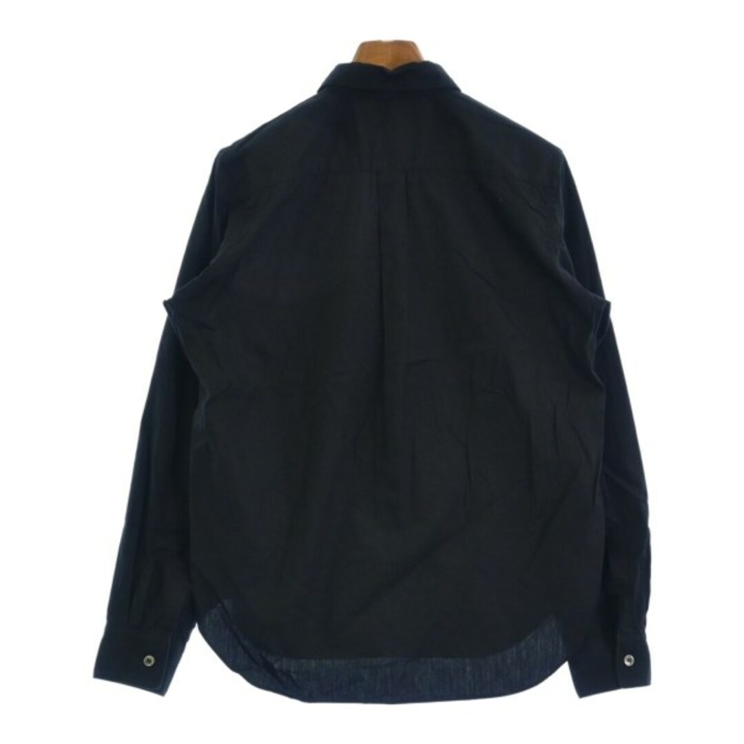 BLACK COMME des GARCONS(ブラックコムデギャルソン)のBLACK COMME des GARCONS カジュアルシャツ S 黒 【古着】【中古】 レディースのトップス(シャツ/ブラウス(長袖/七分))の商品写真