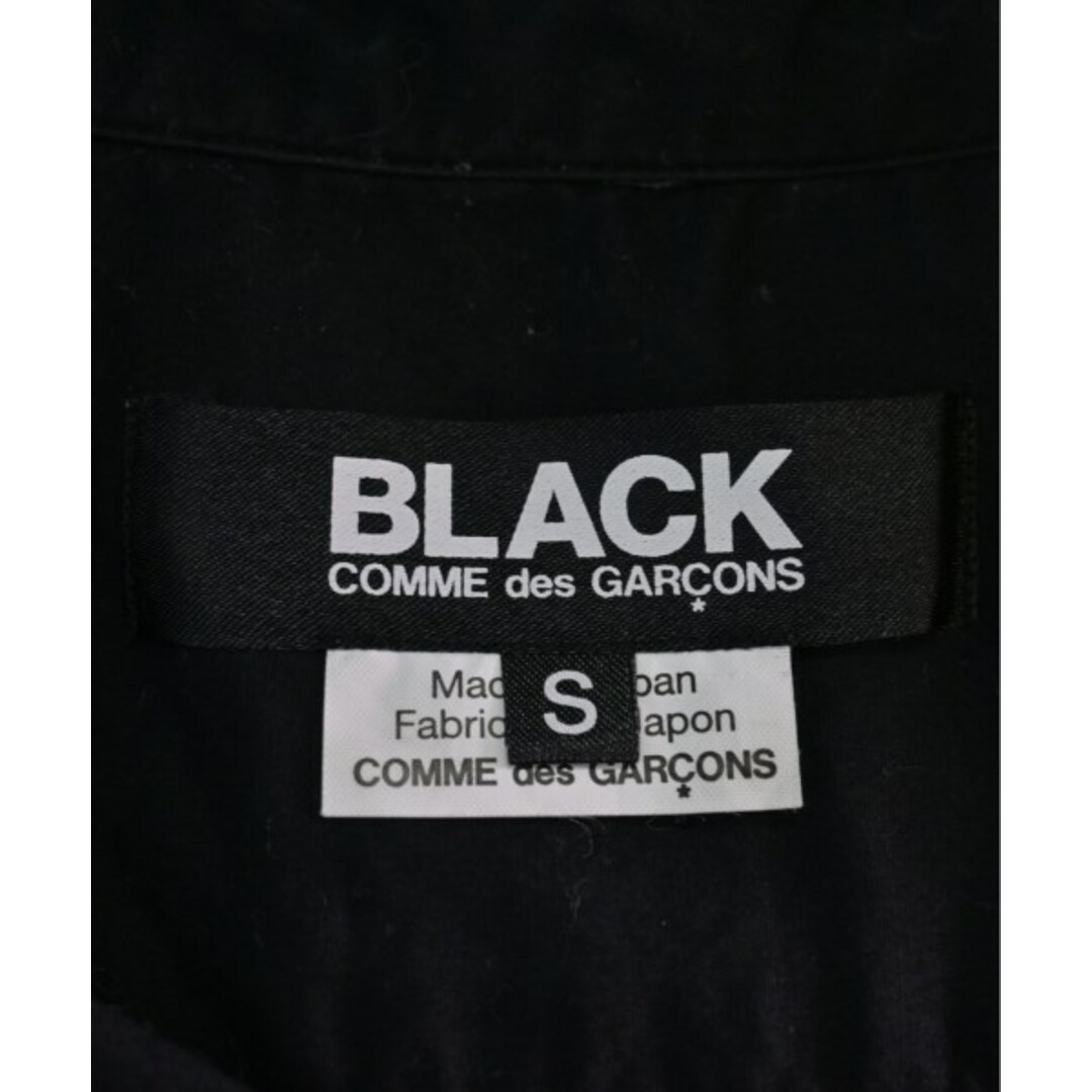 BLACK COMME des GARCONS(ブラックコムデギャルソン)のBLACK COMME des GARCONS カジュアルシャツ S 黒 【古着】【中古】 レディースのトップス(シャツ/ブラウス(長袖/七分))の商品写真