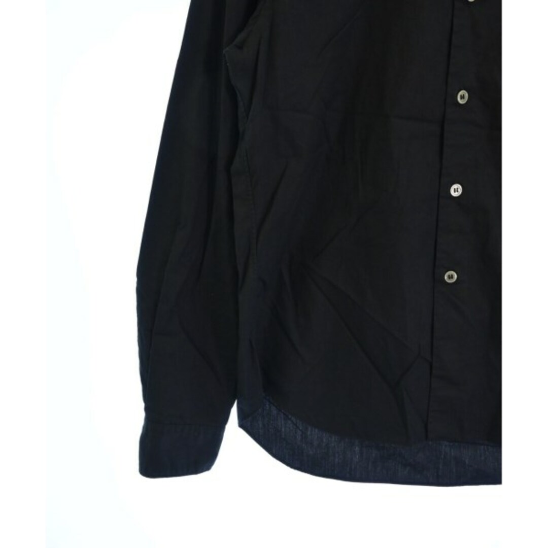 BLACK COMME des GARCONS(ブラックコムデギャルソン)のBLACK COMME des GARCONS カジュアルシャツ S 黒 【古着】【中古】 レディースのトップス(シャツ/ブラウス(長袖/七分))の商品写真