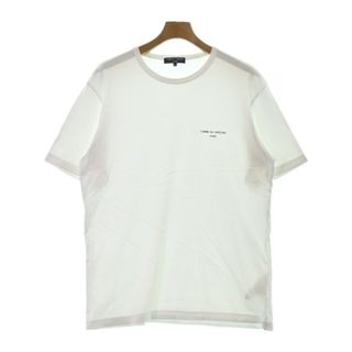 コムデギャルソンオム(COMME des GARCONS HOMME)のCOMME des GARCONS HOMME Tシャツ・カットソー L 白 【古着】【中古】(Tシャツ/カットソー(半袖/袖なし))