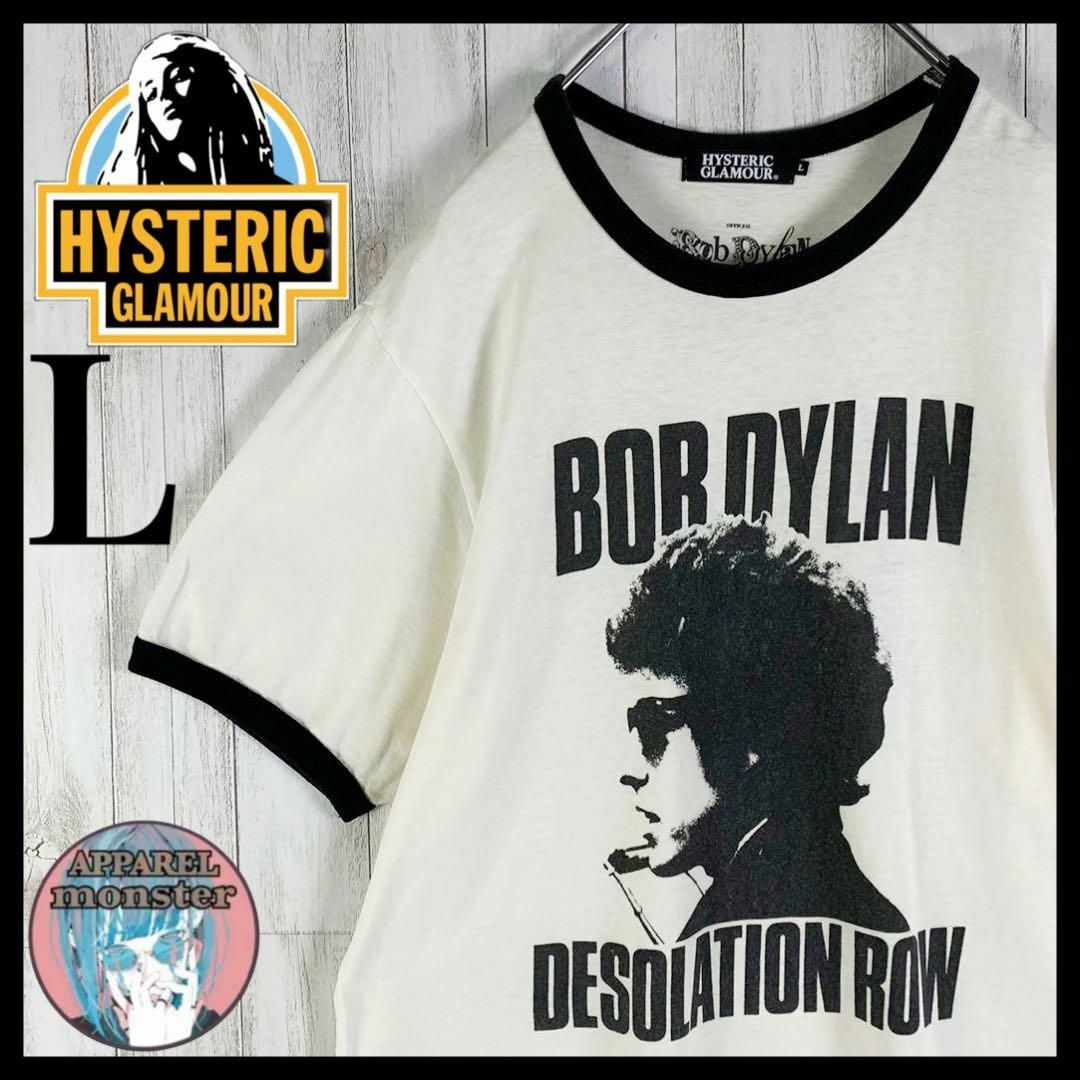 HYSTERIC GLAMOUR(ヒステリックグラマー)の【超絶人気モデル】ヒステリックグラマー ヒスガール 即完売 希少 リンガーシャツ メンズのトップス(Tシャツ/カットソー(半袖/袖なし))の商品写真