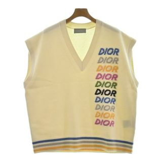 DIOR HOMME - Dior Homme ディオールオム ベスト XL アイボリー 【古着】【中古】