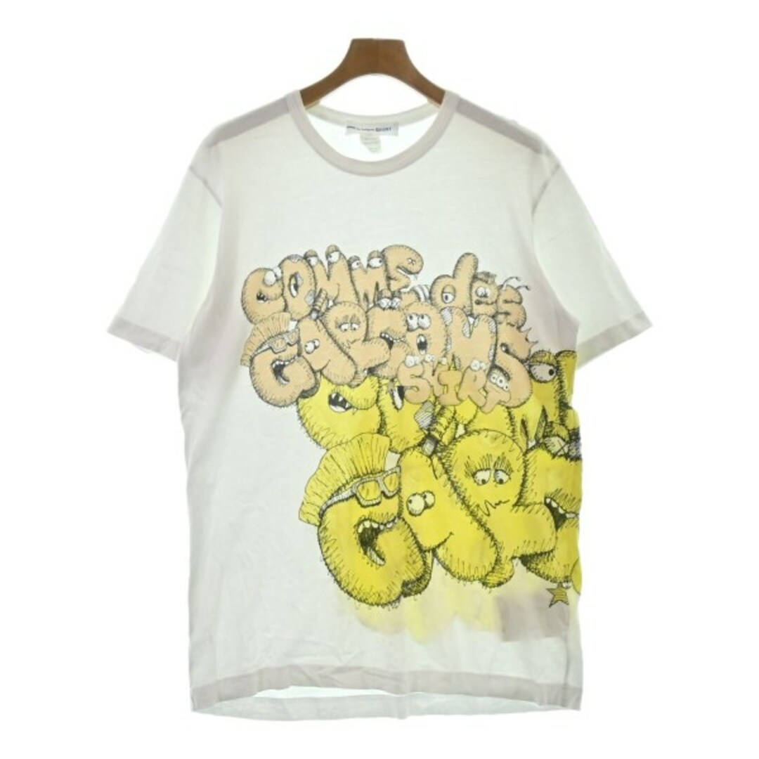 COMME des GARCONS SHIRT(コムデギャルソンシャツ)のCOMME des GARCONS SHIRT Tシャツ・カットソー XL 白 【古着】【中古】 メンズのトップス(Tシャツ/カットソー(半袖/袖なし))の商品写真