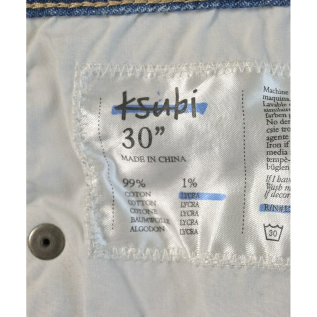 ksubi(スビ)のKsubi スビ デニムパンツ 30(M位) 青(デニム) 【古着】【中古】 メンズのパンツ(デニム/ジーンズ)の商品写真