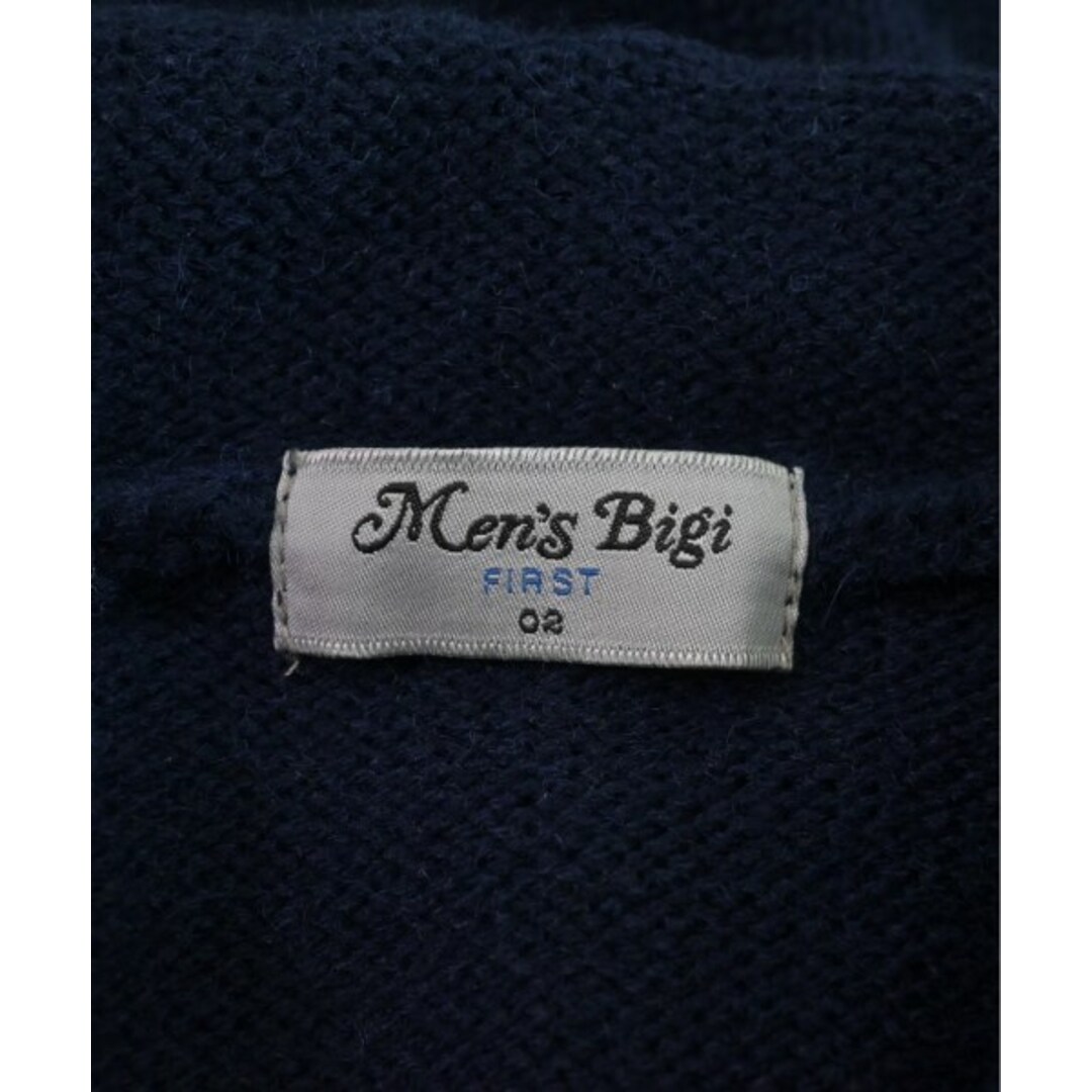 MEN'S BIGI(メンズビギ)のMEN'S BIGI メンズ　ビギ ニット・セーター 2(M位) 紺 【古着】【中古】 メンズのトップス(ニット/セーター)の商品写真