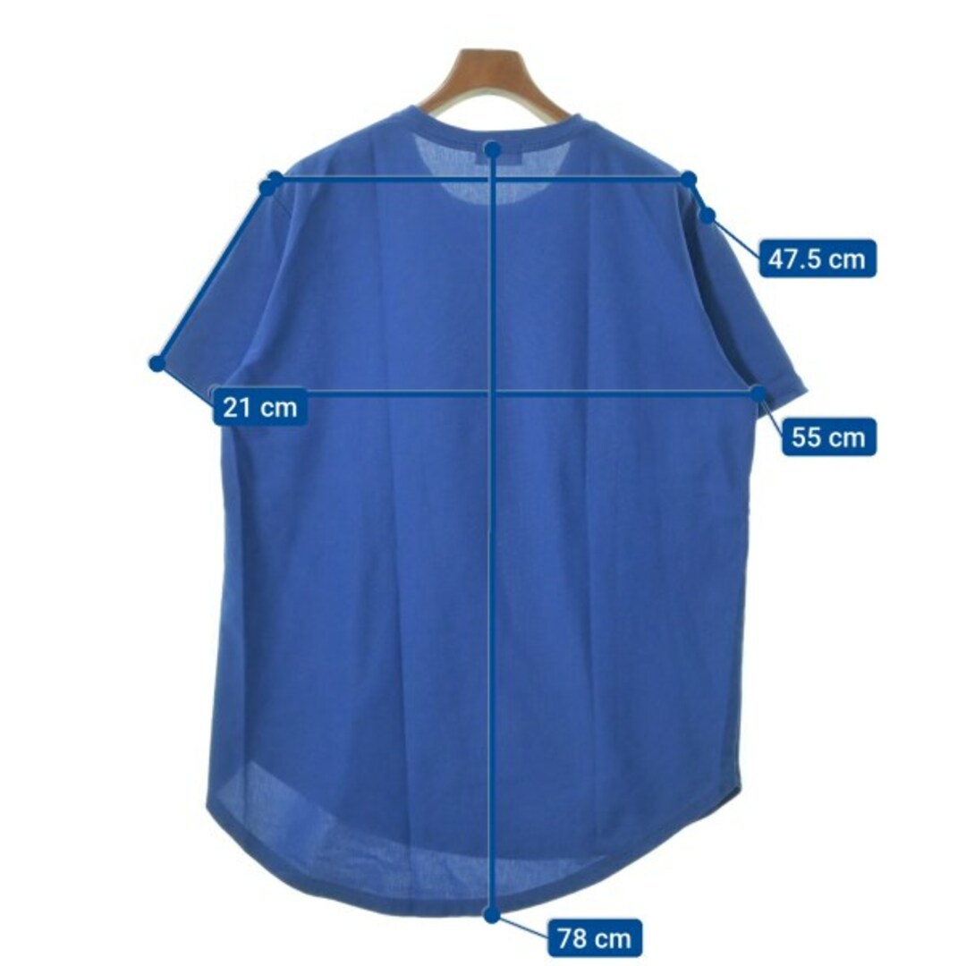 SOE(ソーイ)のSOE ソーイ Tシャツ・カットソー 1(S位) 青 【古着】【中古】 メンズのトップス(Tシャツ/カットソー(半袖/袖なし))の商品写真