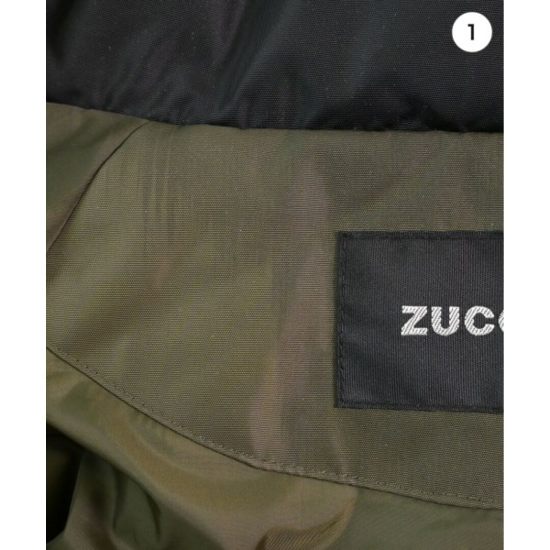 ZUCCa(ズッカ)のZUCCa ズッカ ブルゾン M カーキx黒 【古着】【中古】 メンズのジャケット/アウター(その他)の商品写真