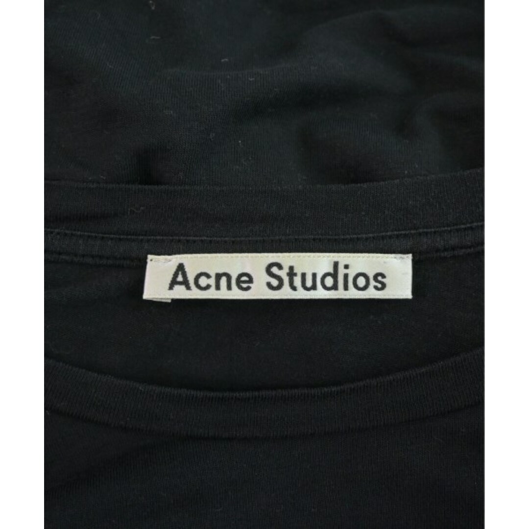Acne Studios(アクネストゥディオズ)のAcne Studios アクネストゥディオズ Tシャツ・カットソー XS 黒 【古着】【中古】 レディースのトップス(カットソー(半袖/袖なし))の商品写真