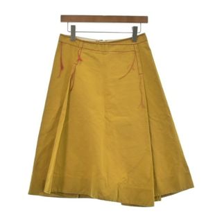 MARNI マルニ ロング・マキシ丈スカート 38(S位) 黄 【古着】【中古】