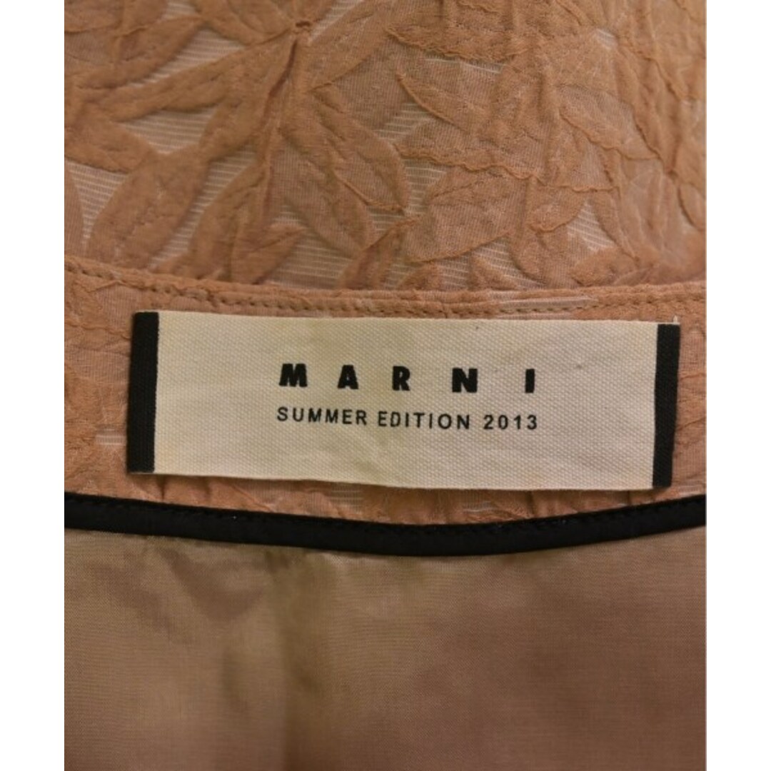 Marni(マルニ)のMARNI マルニ ひざ丈スカート 40(M位) ピンクベージュ(花柄) 【古着】【中古】 レディースのスカート(ひざ丈スカート)の商品写真