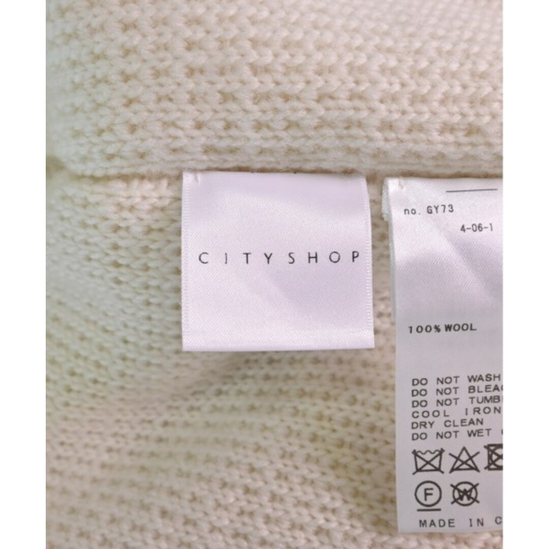 CITYSHOP(シティショップ)のCITYSHOP シティーショップ ニット・セーター F アイボリー 【古着】【中古】 レディースのトップス(ニット/セーター)の商品写真