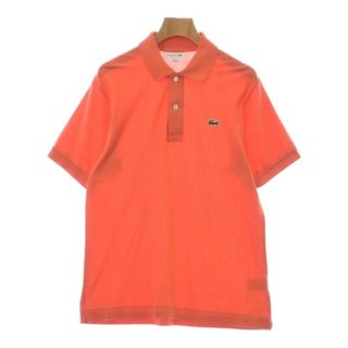 ラコステ(LACOSTE)のLACOSTE ラコステ ポロシャツ 3(L位) オレンジ 【古着】【中古】(ポロシャツ)