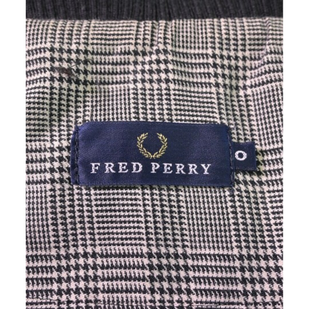 FRED PERRY(フレッドペリー)のFRED PERRY フレッドペリー ミリタリーブルゾン 0(XS位) 黒 【古着】【中古】 メンズのジャケット/アウター(ミリタリージャケット)の商品写真