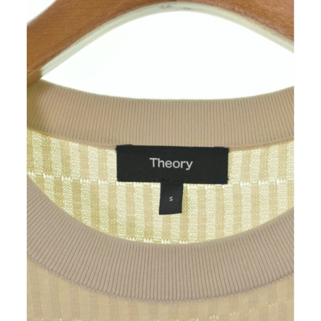 theory(セオリー)のTheory セオリー ニット・セーター S ベージュ 【古着】【中古】 メンズのトップス(ニット/セーター)の商品写真