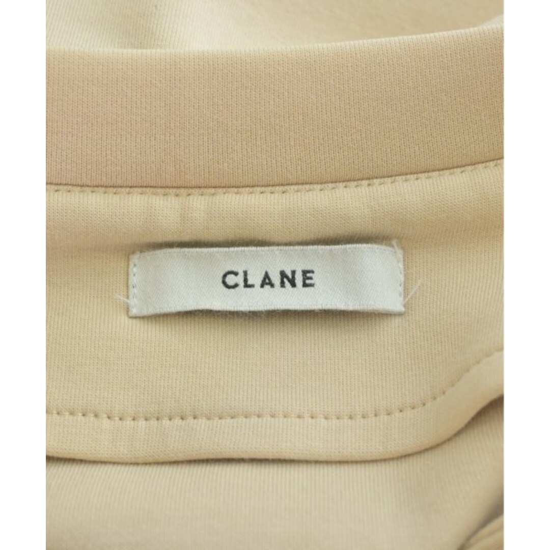 CLANE(クラネ)のCLANE クラネ Tシャツ・カットソー 1(S位) ベージュ 【古着】【中古】 レディースのトップス(カットソー(半袖/袖なし))の商品写真