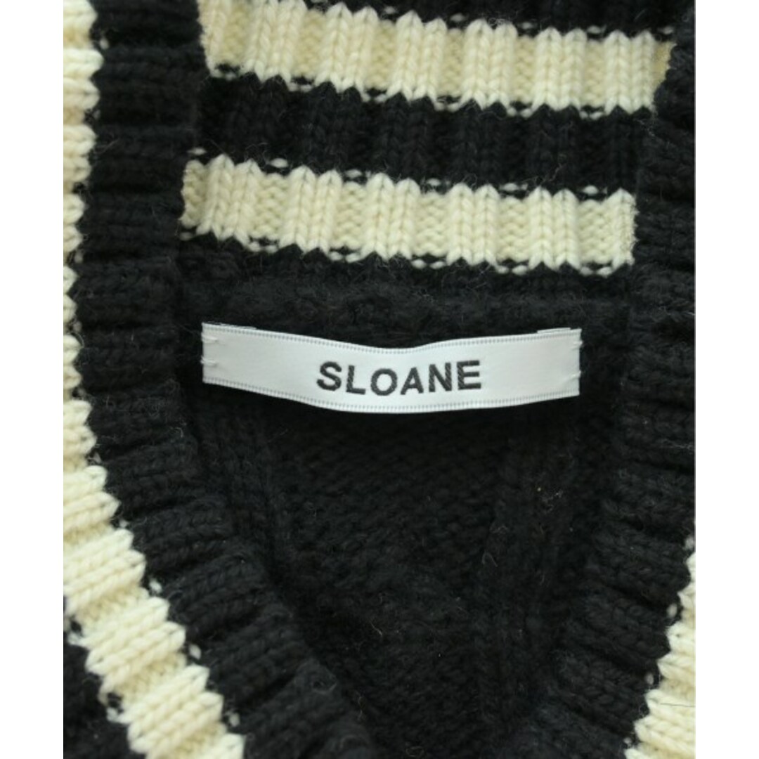 SLOANE(スローン)のSLOANE スローン ニット・セーター 1(S位) 黒 【古着】【中古】 レディースのトップス(ニット/セーター)の商品写真
