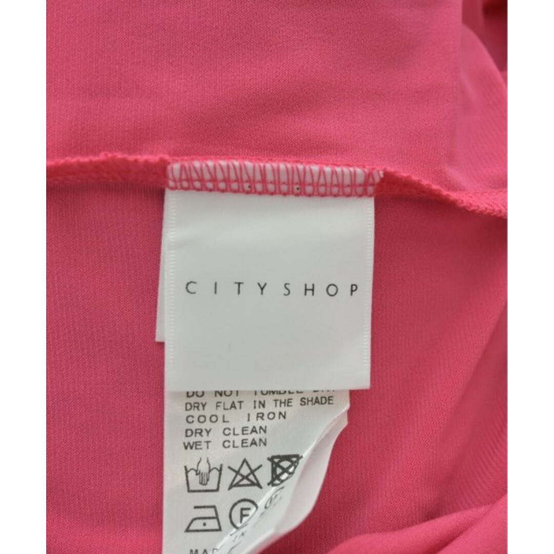 CITYSHOP(シティショップ)のCITYSHOP シティーショップ Tシャツ・カットソー F ピンク 【古着】【中古】 レディースのトップス(カットソー(半袖/袖なし))の商品写真