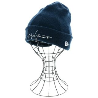 YOHJI YAMAMOTO ヨウジヤマモト ニットキャップ・ビーニー - 紺 【古着】【中古】