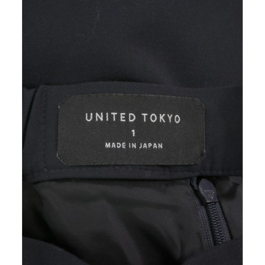 UNITED TOKYO(ユナイテッドトウキョウ)のUNITED TOKYO ひざ丈スカート 1(S位) 紺x緑 【古着】【中古】 レディースのスカート(ひざ丈スカート)の商品写真