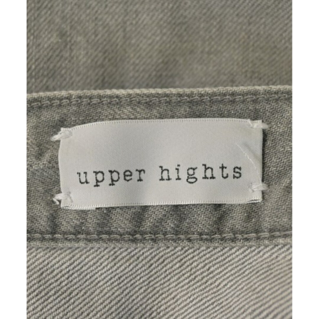 upper hights(アッパーハイツ)のupper hights デニムパンツ 22(XS位) グレー(デニム) 【古着】【中古】 レディースのパンツ(デニム/ジーンズ)の商品写真