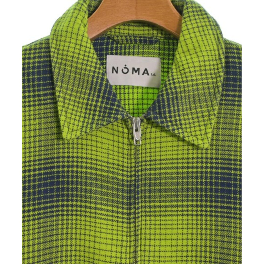 NOMA t.d.(ノマティーディー)のNOMA t.d. ブルゾン（その他） 2(M位) 黄緑x紺(総柄) 【古着】【中古】 メンズのジャケット/アウター(その他)の商品写真