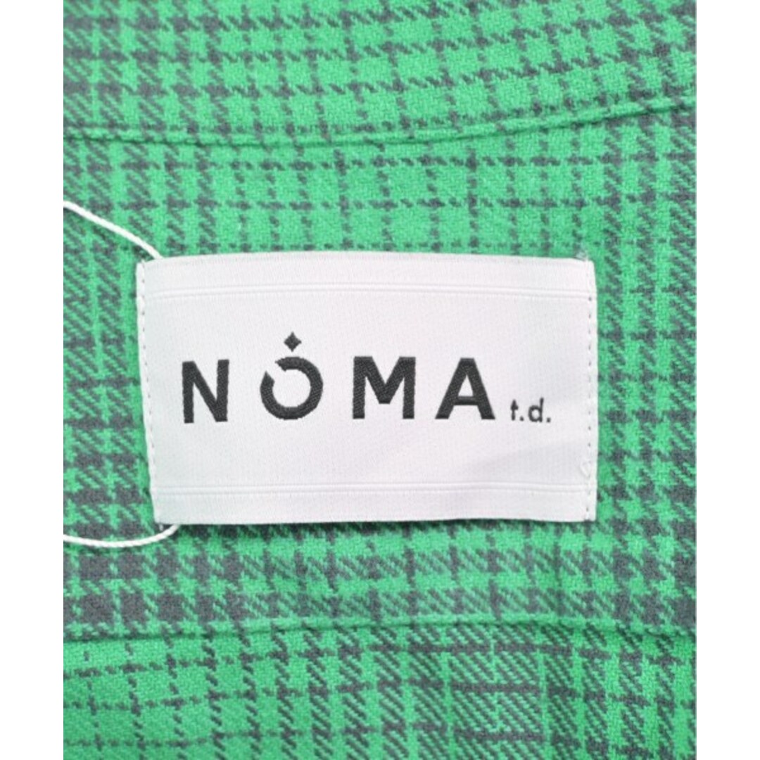 NOMA t.d.(ノマティーディー)のNOMA t.d. カジュアルシャツ 2(M位) 緑xグレー(チェック) 【古着】【中古】 メンズのトップス(シャツ)の商品写真
