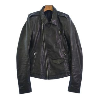 Rick Owens リックオウエンス ライダース 48(L位) 黒 【古着】【中古】(ライダースジャケット)