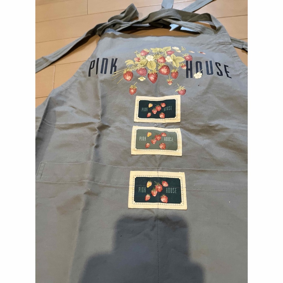 PINK HOUSE(ピンクハウス)のピンクハウスエプロンモスブルー🫐 レディースのワンピース(ロングワンピース/マキシワンピース)の商品写真