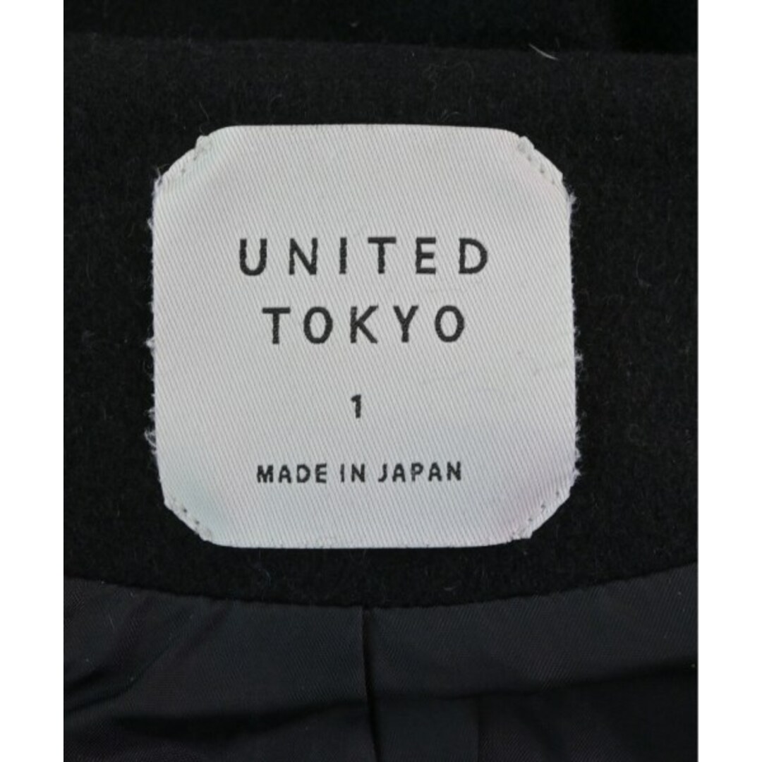 UNITED TOKYO(ユナイテッドトウキョウ)のUNITED TOKYO コート（その他） 1(S位) 黒 【古着】【中古】 レディースのジャケット/アウター(その他)の商品写真